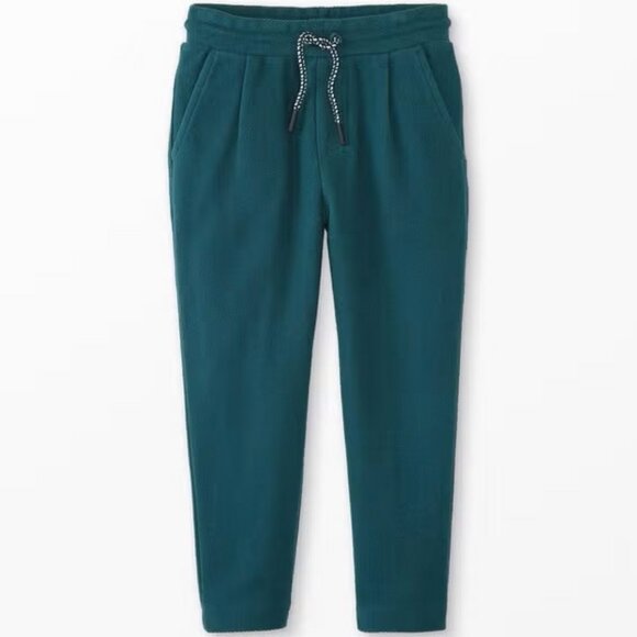 Hanna Andersson green twill joggers 120 - Picture 9 of 9